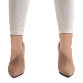 Tacones rosa asimétricos C82A rosado 2 Tacones rosa asimétricos C82A rosado 2