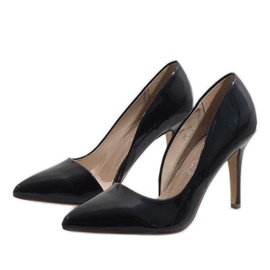 Tacones negros asimétricos C26 3