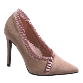 Tacones clásicos rosas C72P rosado 1