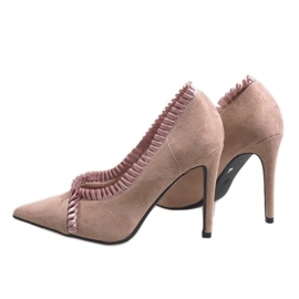 Tacones clásicos rosas C72P rosado 3