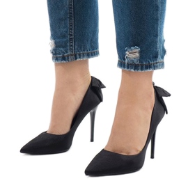 Alfileres de lazo negros clásicos LB-336 1 Alfileres de lazo negros clásicos LB-336 1