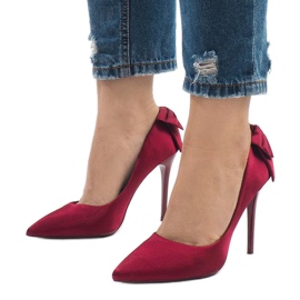 Alfileres de lazo rojo clásico LB-336 1 Alfileres de lazo rojo clásico LB-336 1