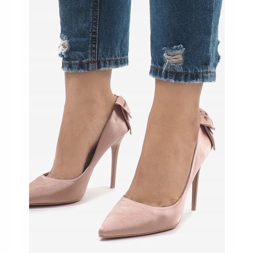 Alfileres de lazo rosa clásico LB-336 1