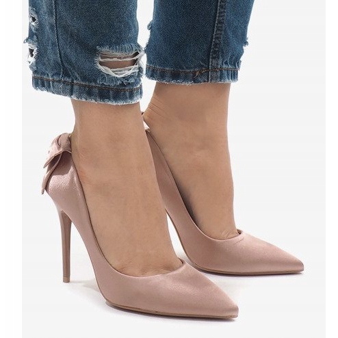 Alfileres de lazo rosa clásico LB-336 rosado 2