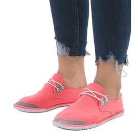 Zapatillas slip-on de lycra rosas 288-86 multicolor 1