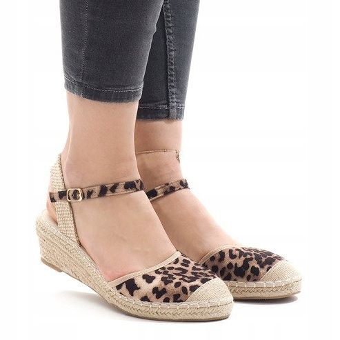 Sandalias cuña leopardo alpargatas LLI-3M88-51 multicolor 1
