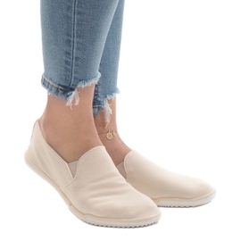 Zapatillas slip-on de Lycra 315-3 beige 1 Zapatillas slip-on de Lycra 315-3 beige 1