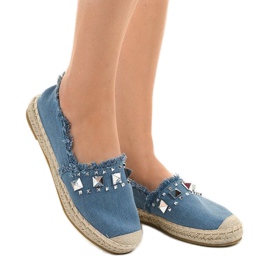 Alpargatas blue jeans A608 azul 2