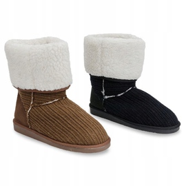 Botas cálidas esquimales 7715 Negro 1