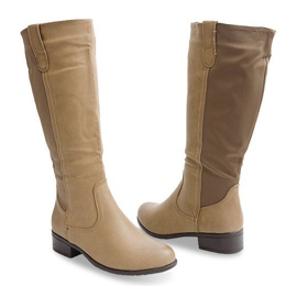 Botas altas y cálidas 8524 Caqui verde 3