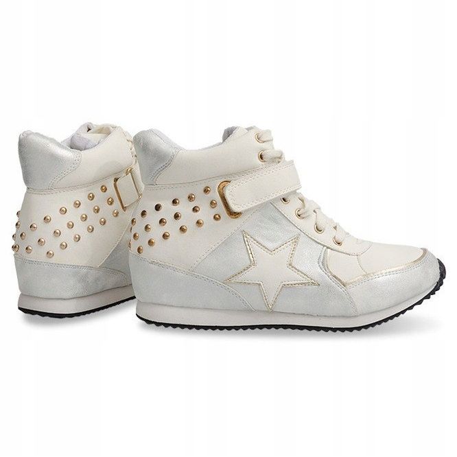 Zapatillas Deportivas Con Cuña 308 Blanco 1