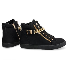 Zapatillas Decoradas B01 Negro 4