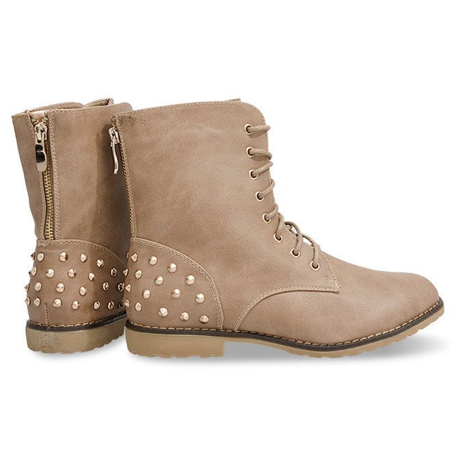 Botas ricamente decoradas 1511-2 Caqui multicolor verde 2 Botas ricamente decoradas 1511-2 Caqui multicolor verde 2