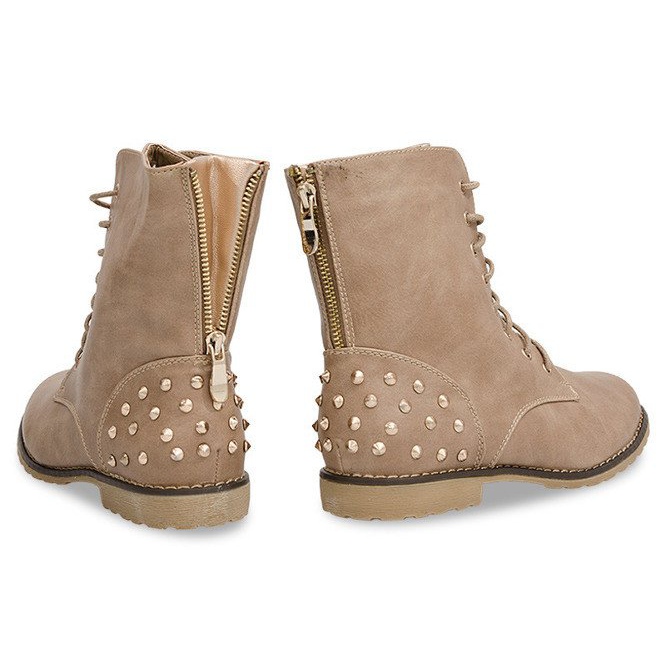 Botas ricamente decoradas 1511-2 Caqui multicolor verde 1 Botas ricamente decoradas 1511-2 Caqui multicolor verde 1