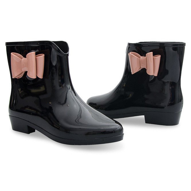 Botas de agua con lazo NEW2 Negro 2 Botas de agua con lazo NEW2 Negro 2