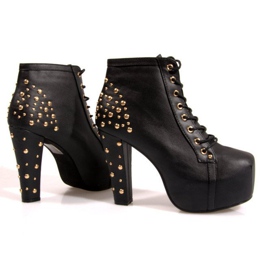 Botas Solid In Heels K771 Negro 3