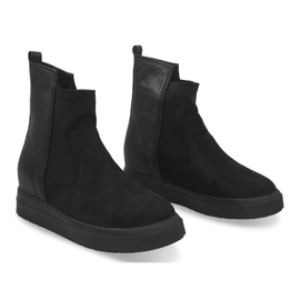 Botas de cuña alta 8318 Negro 3