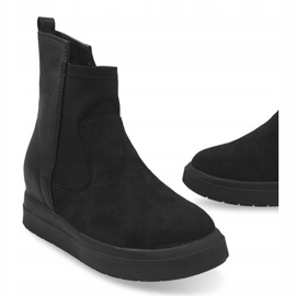 Botas de cuña alta 8318 Negro 4