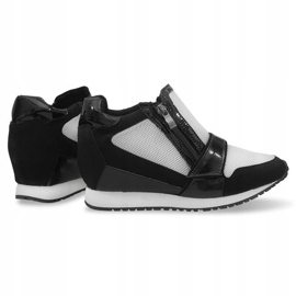 Zapatillas de deporte simples de moda SK48 Negro 1