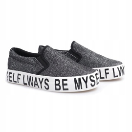 Zapatillas Slip On Slip On Brocade E22 Negro 3