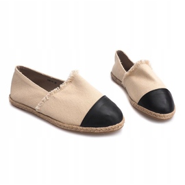 Alpargatas Lino 760 Deportivas Beige negro 3