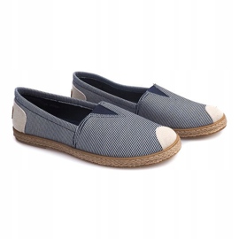 Alpargatas de lino 326 Zapatillas azules 3
