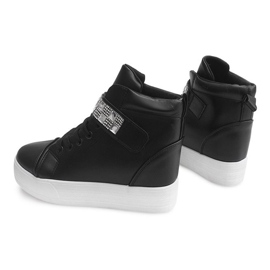 Deportivas de cuña alta 51113 Negro 1