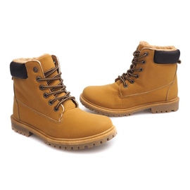 Tramperos de madera otoñal B788 Camel marrón 3