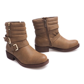 Botas cálidas con Kalmra 0728 Khaki multicolor verde 2