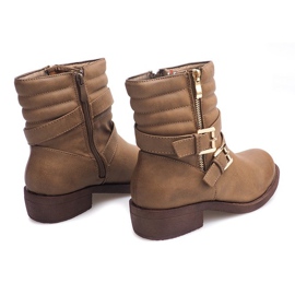 Botas cálidas con Kalmra 0728 Khaki multicolor verde 1