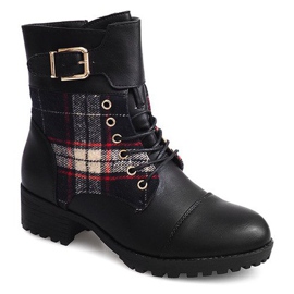 Botas Botas con Cordones Lattice B2913 Negro 2 Botas Botas con Cordones Lattice B2913 Negro 2