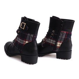 Botas Botas con Cordones Lattice B2913 Negro 1 Botas Botas con Cordones Lattice B2913 Negro 1