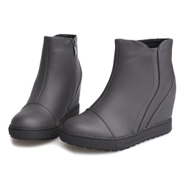 Zapatillas de cuña J0029A Gris 2