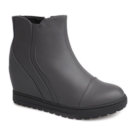 Zapatillas de cuña J0029A Gris 4