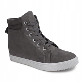Zapatillas de cuña TL089 Gris 4