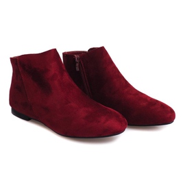 Botines de ante Chelsea Boots 7-106 Rojo 4