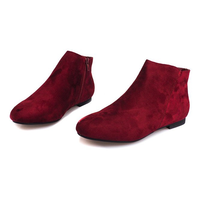 Botines de ante Chelsea Boots 7-106 Rojo 1 Botines de ante Chelsea Boots 7-106 Rojo 1