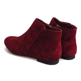 Botines de ante Chelsea Boots 7-106 Rojo 2 Botines de ante Chelsea Boots 7-106 Rojo 2