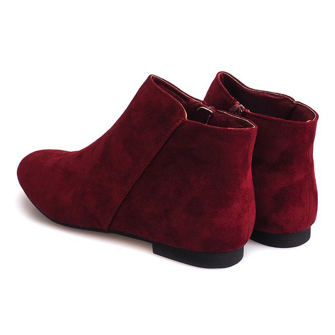 Botines de ante Chelsea Boots 7-106 Rojo 2 Botines de ante Chelsea Boots 7-106 Rojo 2