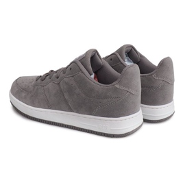 Zapatillas de ante Air Force B780 Gris amarillo 3