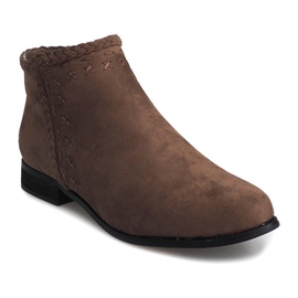 Botines de ante Botines Chelsea 100-602 Caqui 3