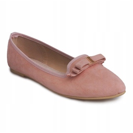 Bailarinas Ante Con Lazo 1188-20 Rosa rosado 2