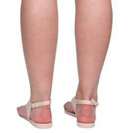 Sandalias Meliski Con Cyrkoniami 001-356 Beige 3