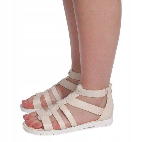 Sandalias romanas LEI-109 Beige 2