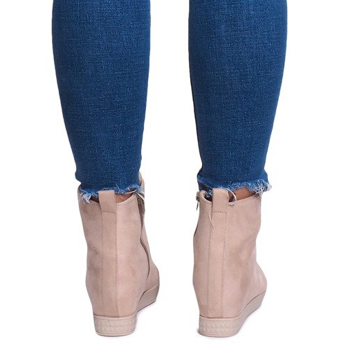 Deportivos Cuña 1867 Beige 1