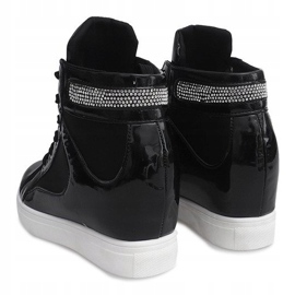 Deportivas Cuña A-35 Negro 3