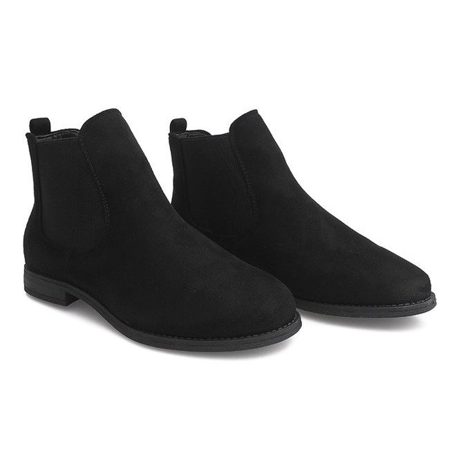 Botines de ante Jodhpur boots B2814-KB Negro 1