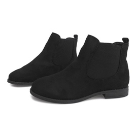 Botines de ante Jodhpur boots B2814-KB Negro 2