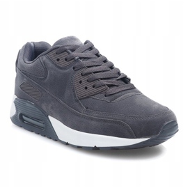 Zapatillas Deportivas Sneakers Suede Z2014-6 D. Grey gris 2 Zapatillas Deportivas Sneakers Suede Z2014-6 D. Grey gris 2