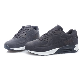Zapatillas Deportivas Sneakers Suede Z2014-6 D. Grey gris 4